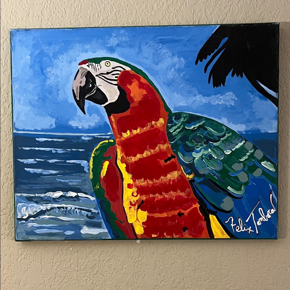 Colorful Parrot Canvas Art Painting